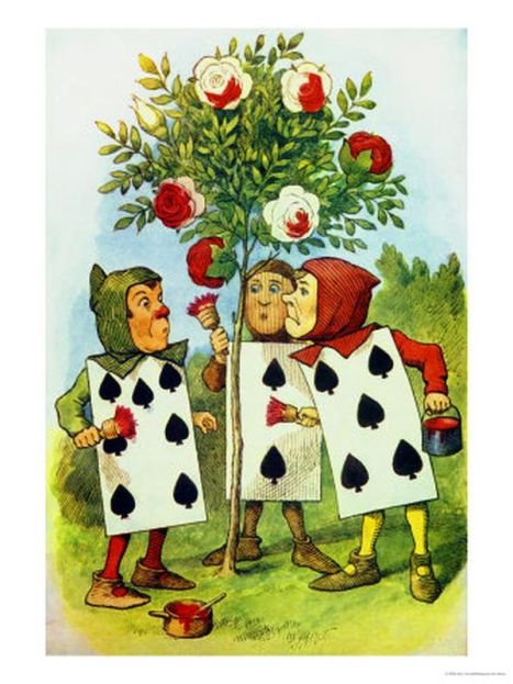 tenniel-john-the-playing-cards-painting-the-rose-bush-illustration-from-alice-in-wonderland-by-lewis-carroll