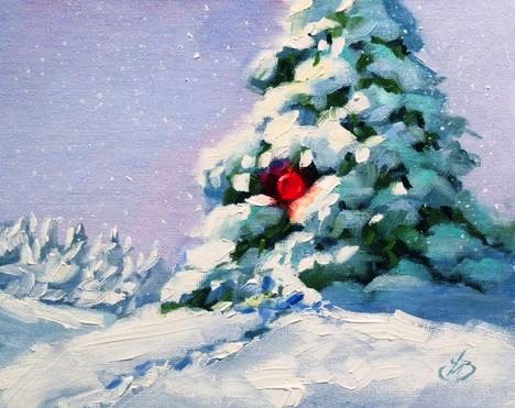 christmas-tree-painting-wallpaper