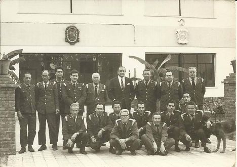 fota papá con bomberos