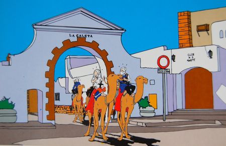 Salida de la Puerta de la Caleta