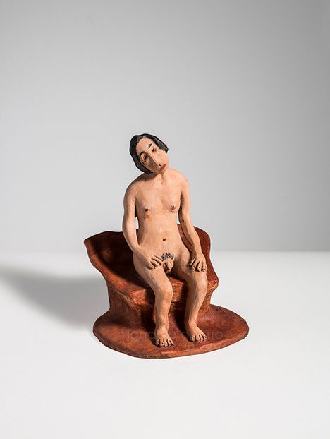 ESCULTURA EN TERRACOTA POLICROMADA