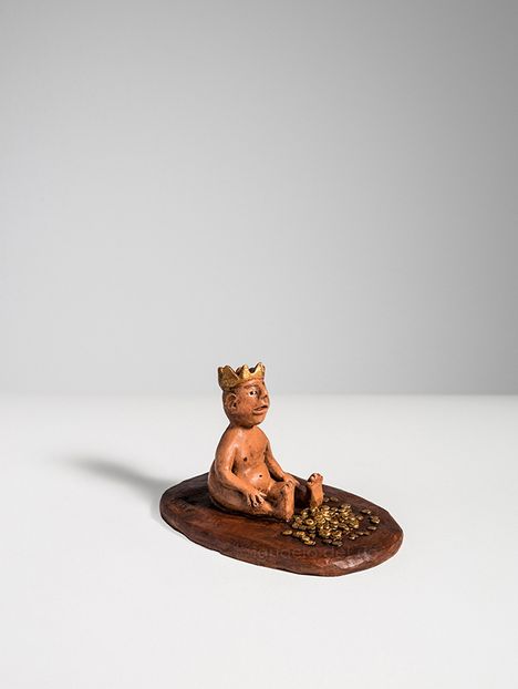 ESCULTURA EN TERRACOTA POLICROMADA