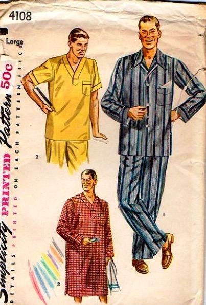 Vintage-mens-pyjamas
