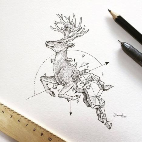 Wild-Animals-Intricate-Drawings-by-Kerby-Rosanes-77
